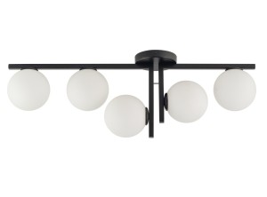 Plafon szklane kule czarny  ANDY 5 33287