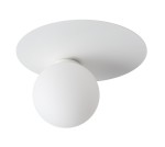 Plafon / kinkiet kula biały  ARGON 1 koło 33262