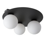 Plafon kule czarny ARGON 3 koło 33270