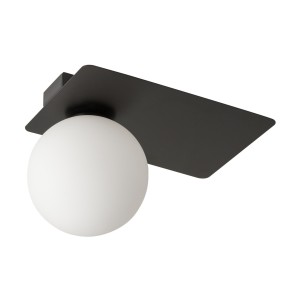 Plafon kula czarny ARGON 1 prostokąt 33273