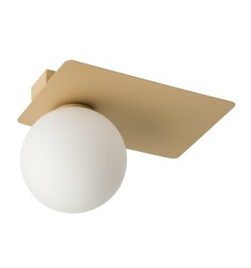 Plafon kula złoty beż ARGON 1 prostokąt 33274
