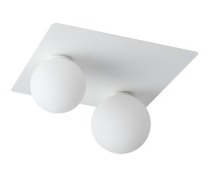 Plafon kule biały ARGON 2 prostokąt 33275