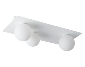 Plafon kule biały ARGON 3 prostokąt 33278