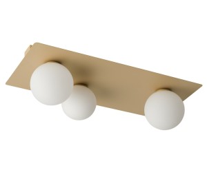 Plafon kule złoty beż  ARGON 3 prostokąt 33280