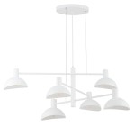Nowoczesny żyrandol wiszący biały ARTIS 6 40532