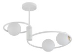 Lampa sufitowa okręgi kule biała AQUA 3 33466