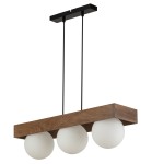 Lampa wisząca boho z mlecznymi kloszami BLOOM 3 33665