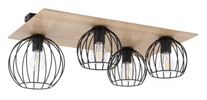 Plafon druciany sklejka dąb czarny  CYBER 4 prostokąt 32360