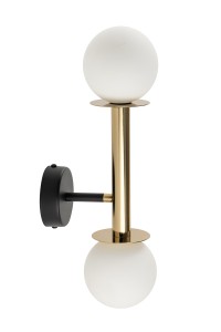 Kinkiet DAISY 2 złoto-biały 40774