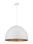 Lampa wisząca DIAMENT biało-miedziany M 31374