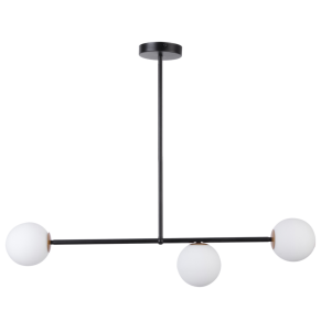 Lampa sufitowa kule czarna  GAMA 3 33190
