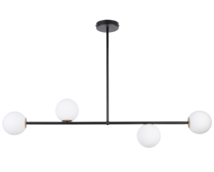 Lampa sufitowa kule czarna GAMA 4 33188