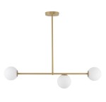 Lampa sufitowa kule złoto-beżowa  GAMA 3 33332