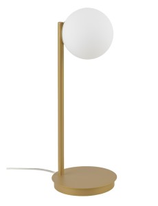 Lampka nocna kula złoto-beżowa GAMA 50274