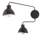 Kinkiet podwójny czarno-biały HOLI 2 32490