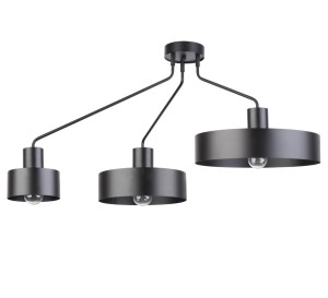Lampa sufitowa na wysięgniku czarna JUMBO 3 31533
