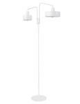 Lampa podłogowa loftowa metalowa biała JUMBO 50107