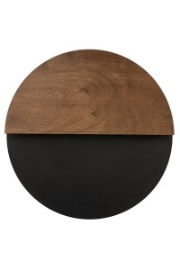 Kinkiet LUNA M czarny/brąz 40864