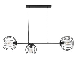 Lampa wisząca druciana czarna MADAM 3 32370