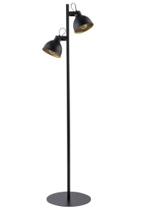 Lampa podłogowa loft metalowa czarno-złota  MARS 50266