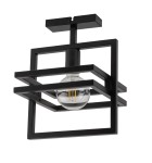 Plafon loftowy metalowy czarny MERCI 1 32400