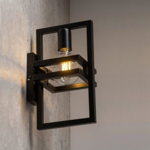 Kinkiet loftowy metalowy czarny MERCI 32412