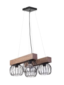 Lampa wisząca druciana loftowa brąz MILAN 4 31576