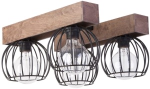 Plafon druciany loftowy brąz MILAN 4 31575