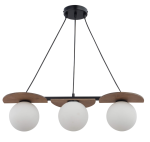 Lampa wisząca boho szklane klosze MIRROR 3 33299