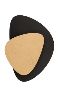 PEDRA kinkiet czarny/dąb 40868