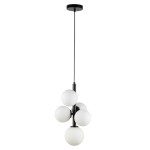 Lampa wisząca kule PERLA 5 czarny 33488
