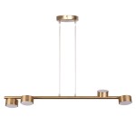Lampa wisząca PUNTO 4 złoty szczotkowany 40828