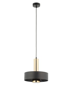 Lampa wisząca metalowa czarno - złota RIF LUX 1 M 40719