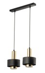Lampa wisząca metalowa czarno - złota RIF LUX 2 40785