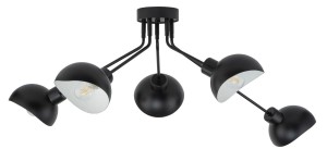 Lampa sufitowa ROY 5 czarno-biały 32433