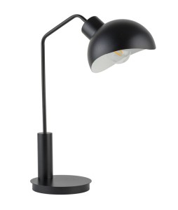 Lampka biurkowa metalowa czarno-biała ROY 50326
