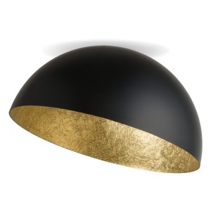 Plafon kopuła czarno-złoty  SFERA 35 /  32474