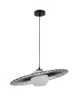 Lampa wisząca druciana czarna SOL 32038