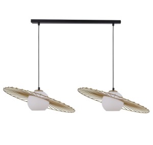 Lampa wisząca druciana złota SOL 2  /  32039