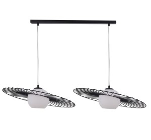 Lampa wisząca druciana czarna SOL 2  /  32040