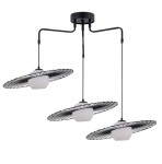 Lampa wisząca druciana czarna SOL 3 /  32181