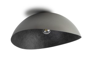 Plafon z żywicy srebrno-czarny  Solaris S 40625