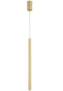 Lampa wisząca tuba rurka złota SOPEL 1 Prosty 33151