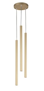 Lampa wisząca złota SOPEL 3 koło 33624