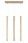 Lampa wisząca rurki sople złoty mat  SOPEL 3 PROSTY 33403