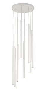 Lampa wisząca sople biała SOPEL 8 koło 33629