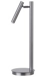 Lampka nocna minimalistyczna srebrna  Sopel 50194