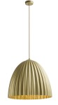 Lampa wisząca duży klosz złota TELMA 50 32301