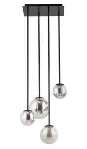 Lampa sufitowa kulki szary TULIA 4 długi 33502