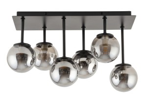 Lampa sufitowa kulki szary TULIA 6 krótki 33500